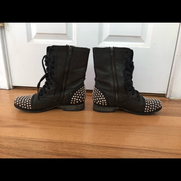 Steve Madden studded combat boots - Picture 5 of 8